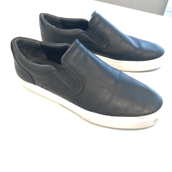 VINCE Fairfax-B Leather Soft Casual Slip On Loafers Sneakers Men’s 10.5 - Picture 2 of 10